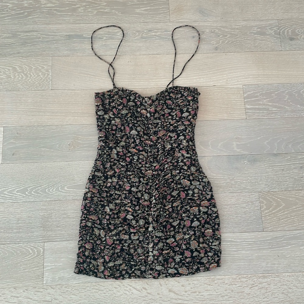 Mango Floral Mink Dress, MNG, Size XS